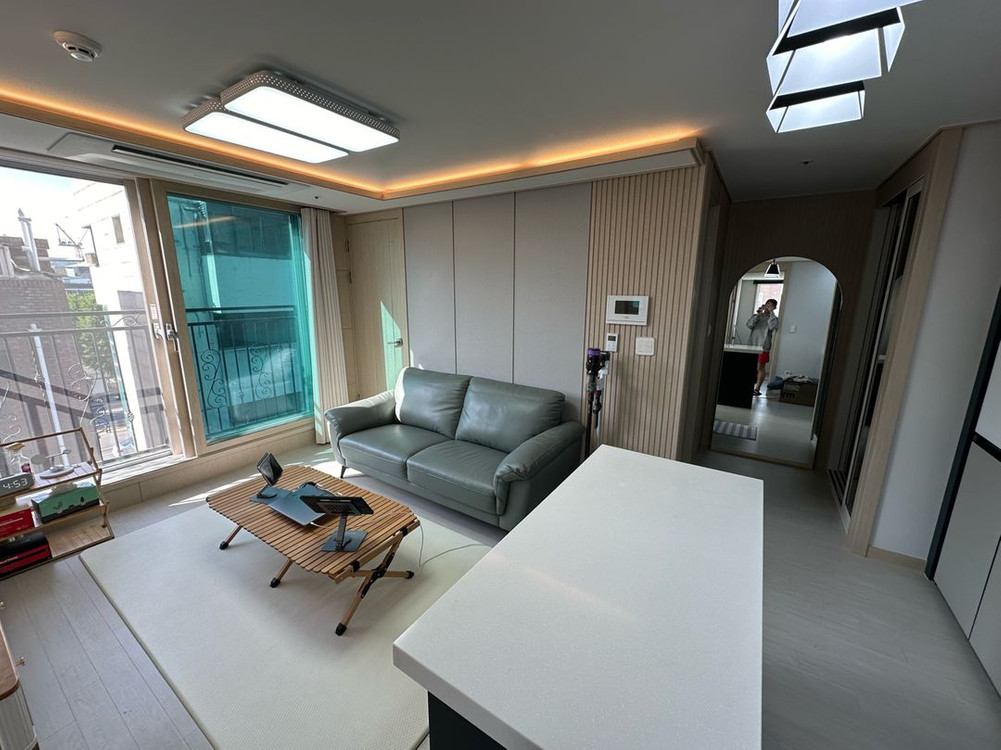 모던하우스 멜로우 천연면피 가죽 3인 소파 이미지