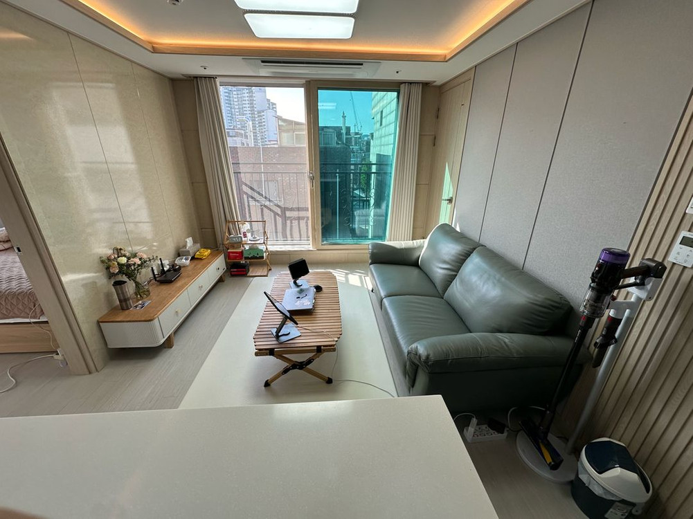 모던하우스 멜로우 천연면피 가죽 3인 소파 이미지