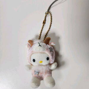 헬로키티 염소자리 인형 마스코트 키티 스트랩 고전 키티 별자리 이미지