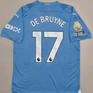 23/24 맨시티 더브라위너 반팔 유니폼 M 레플리카 이미지