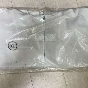 슈프림 mm6 마르지엘라 박스로고 후드집업 화이트 XL 이미지