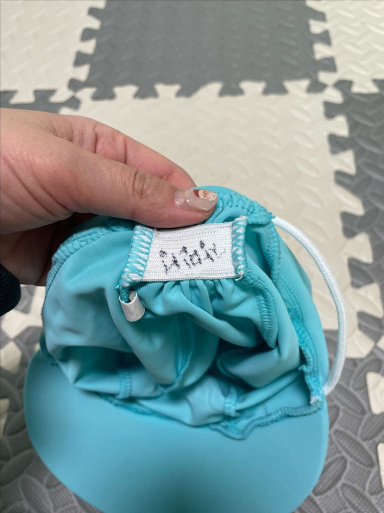 남아수영모자 / 플랩캡 / s사이즈 / 3-7세 이미지