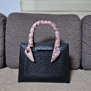 탑핸들 타조가죽백 이미지