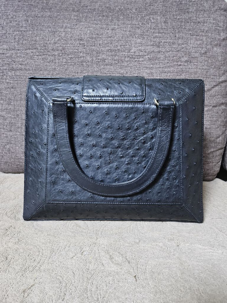 탑핸들 타조가죽백 이미지