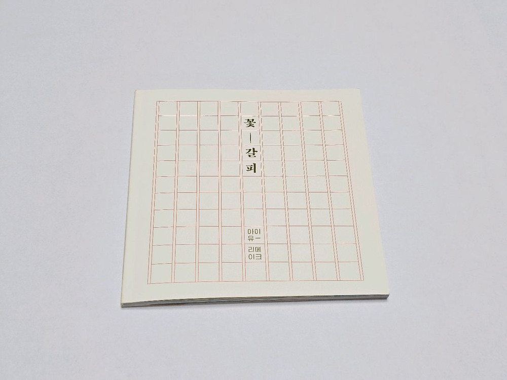 아이유 리메이크 1집 꽃갈피 앨범 CD 이미지