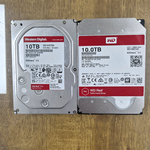 10TB NAS용 하드디스크 2개 세트 이미지