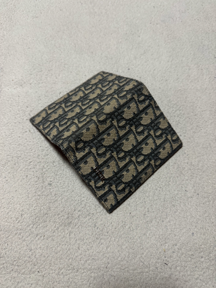 디올 오블리크 자카드 홀더 카드지갑 이미지