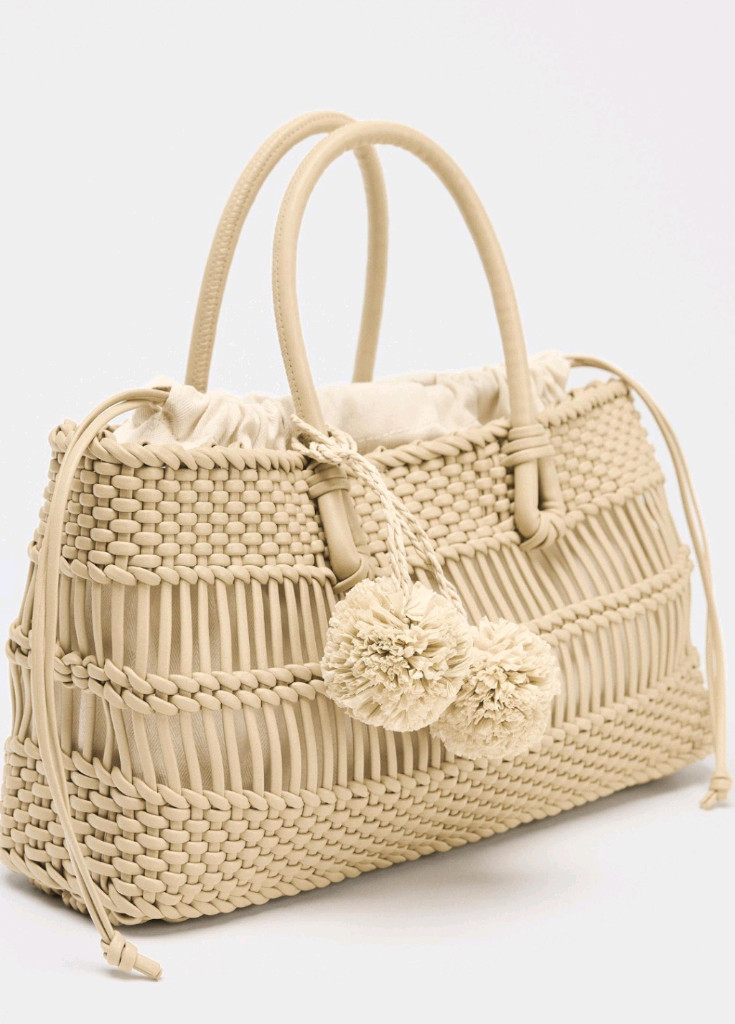 자라 꼬임 핸드백 (드래곤백, 미니고라 st, 바캉스백자라 공홈 정품 이미지