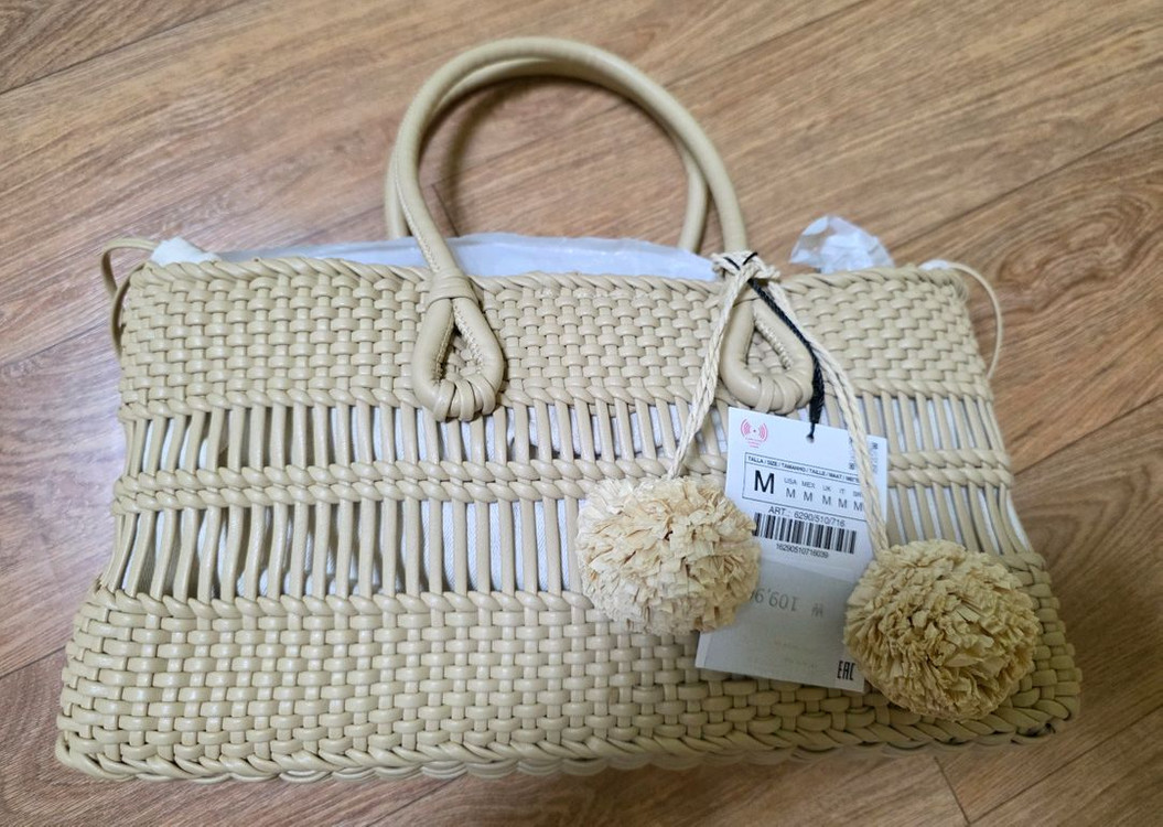 자라 꼬임 핸드백 (드래곤백, 미니고라 st, 바캉스백자라 공홈 정품 이미지