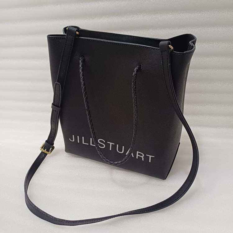 정품 질스튜어트 페이퍼백 가죽 가방 토트백 크로스백 블랙 사랑봉봉 이미지