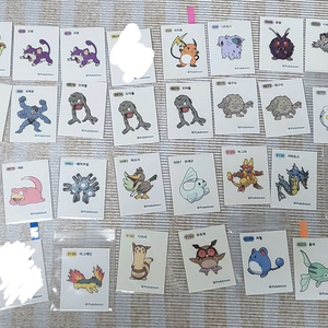 포켓몬스터 띠부띠부씰 띠부실 이미지