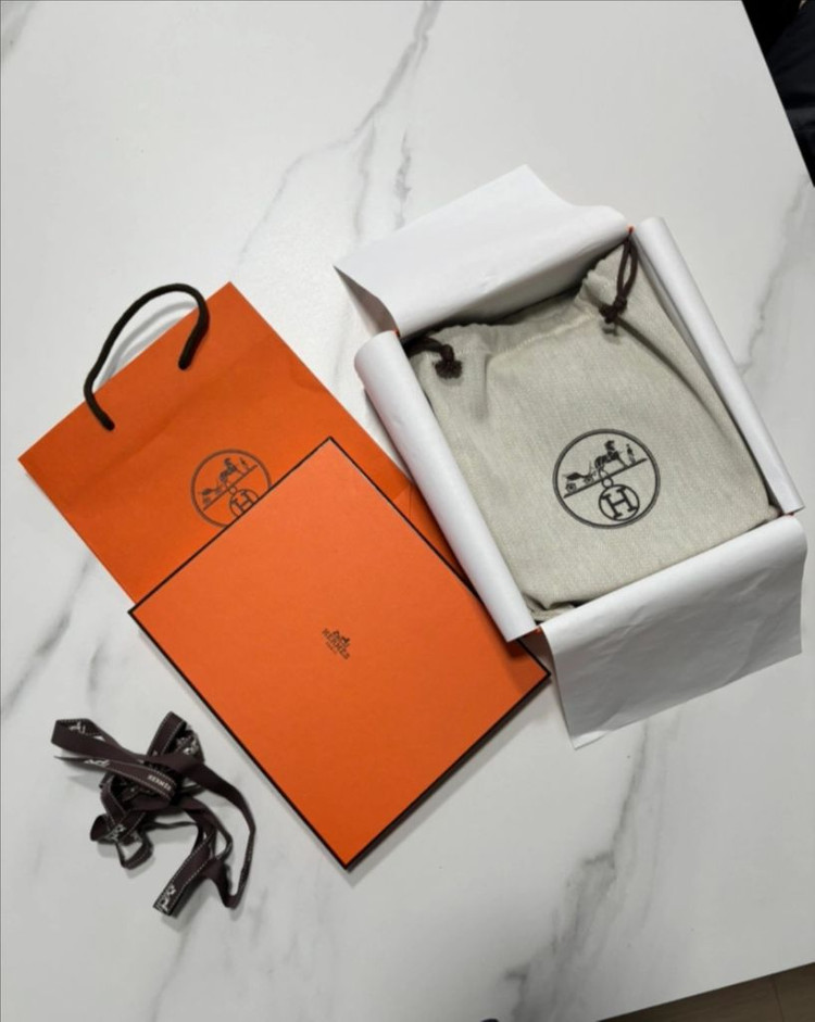 에르메스 정품 미니 에블린 K각인 에토프색상 풀구성 이미지