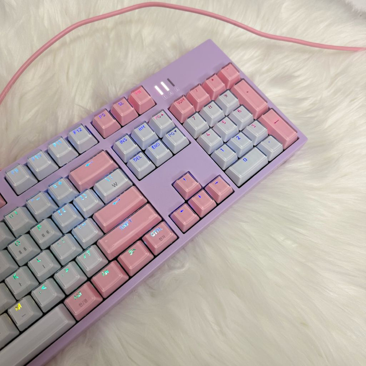 리니어축 앱코 AN08 아이스큐브 핑크 카일광축 게이밍 기계식 키보드 이미지