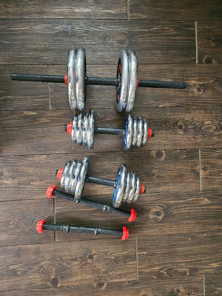 대전 -이지바세트 30kg / 아령 5,7,10,15kg X 2세트 / 원판10kg X 2세트 이미지