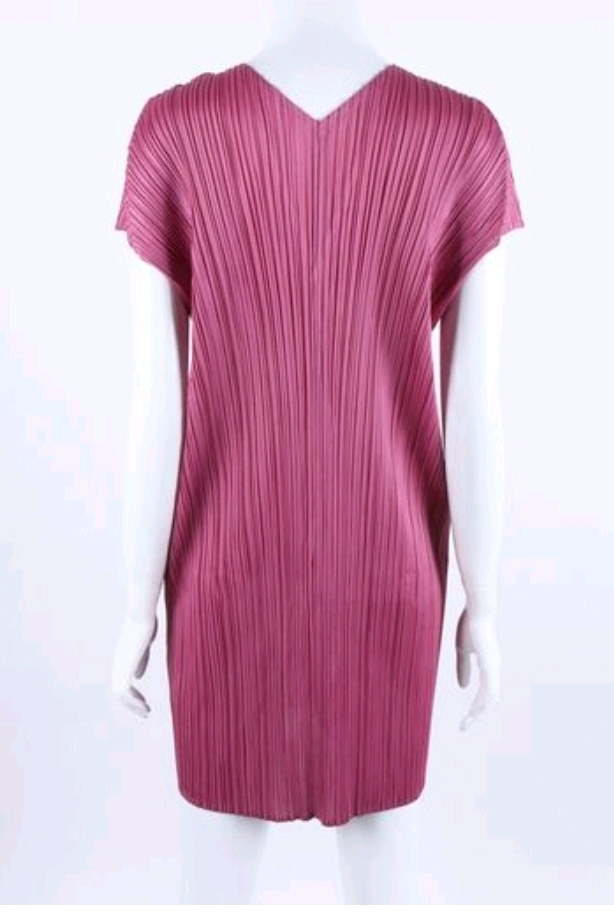 플리츠플리즈 이세이미야케 반소매 원피스 55~66 캡소매 여름원피스 2사이즈 WM53 이미지