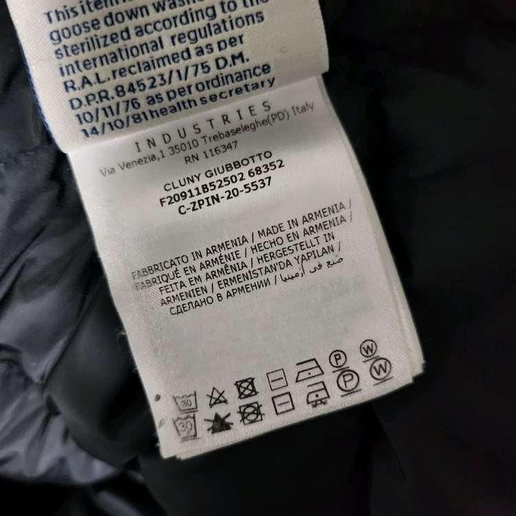 [정품] 3 / 몽클레어 클루니 롱 다운 패딩 블랙 이미지