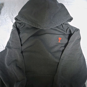 아미 스몰하트 후드티 블랙 XL (105) 이미지