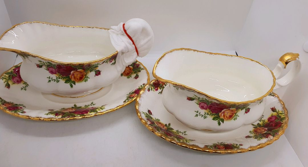 앤틱 영국로얄알버트 황실장미 그레비보트 개당값(미사용) 이미지