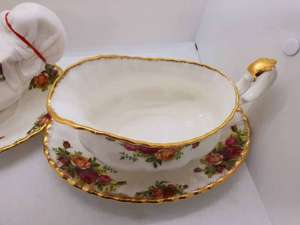 앤틱 영국로얄알버트 황실장미 그레비보트 개당값(미사용) 이미지