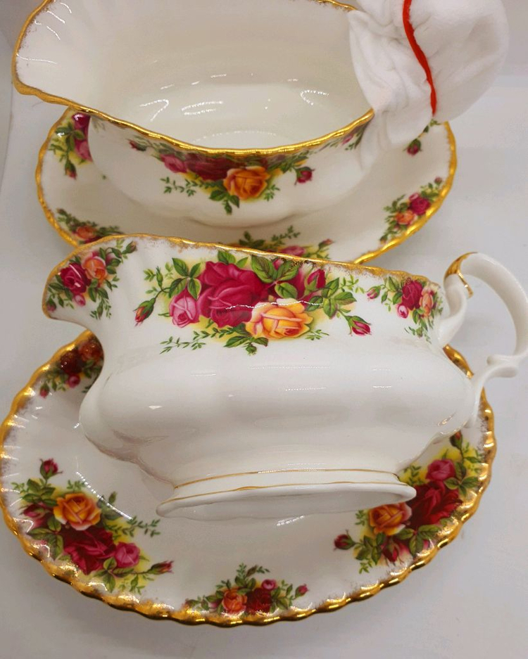 앤틱 영국로얄알버트 황실장미 그레비보트 개당값(미사용) 이미지