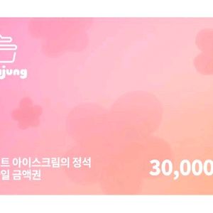 요아정 3만원권 요거트아이스크림의정석 이미지