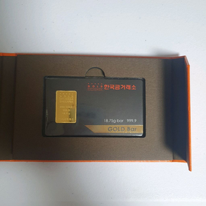 한국금거래소 순금 골드바 5돈 18.75g 이미지