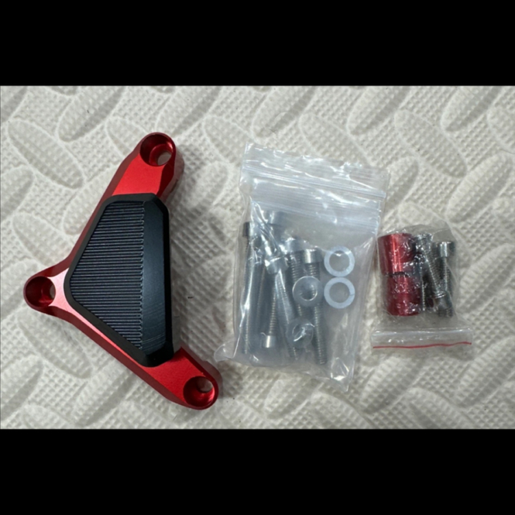 DUCATI Monster 엔진 가드 레드/블랙 이미지