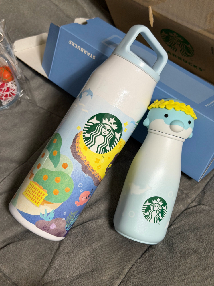 스타벅스 제주 특화 엠디 스타벅스 제주 돌고래 베어리스타 콜드컵 스타벅스 제주 이미지