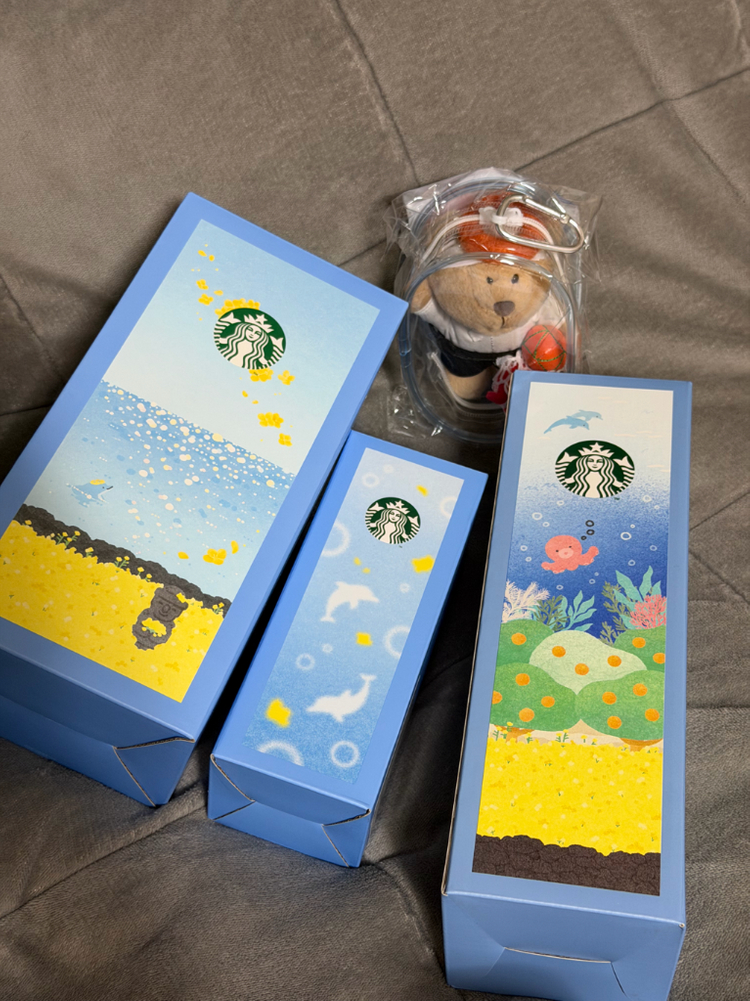 스타벅스 제주 특화 엠디 스타벅스 제주 돌고래 베어리스타 콜드컵 스타벅스 제주 이미지