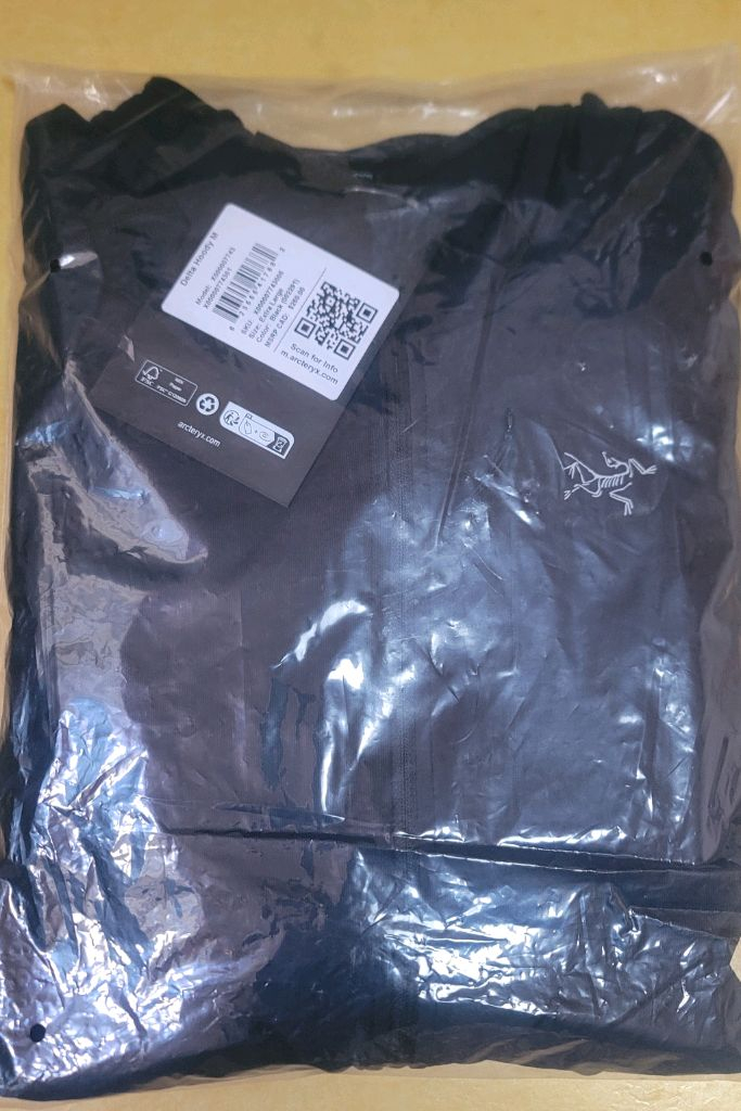 아크테릭스 델타후디 풀집업 자켓 블랙 이미지