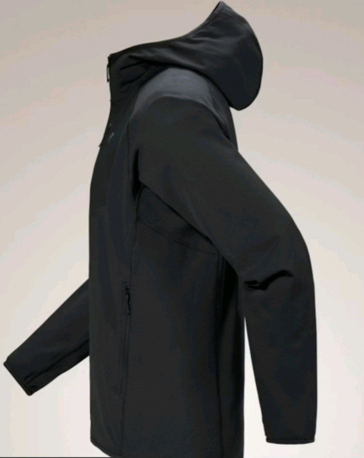 아크테릭스 델타후디 풀집업 자켓 블랙 이미지