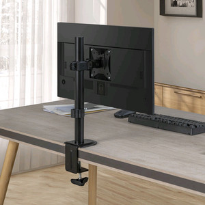 카멜마운트 FMAS2 싱글 모니터암 블랙 32인치 모니터 거치대 받침대 이미지