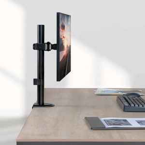 카멜마운트 FMAS2 싱글 모니터암 블랙 32인치 모니터 거치대 받침대 이미지