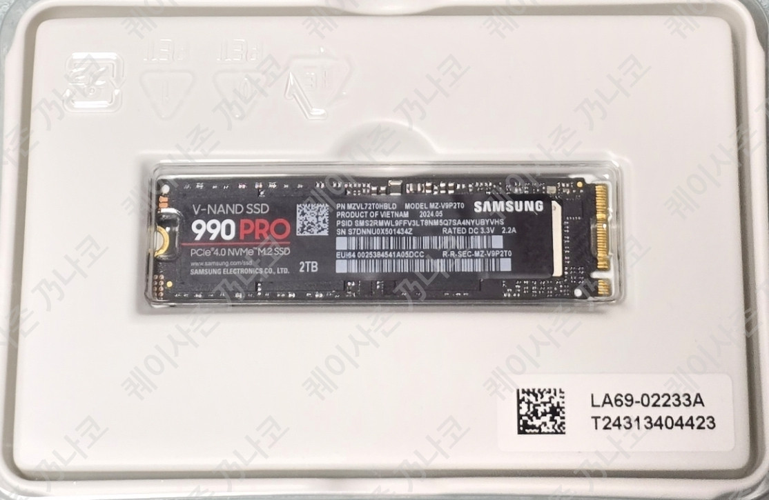 삼성 M.2 990Pro NVMe SSD 2TB 이미지