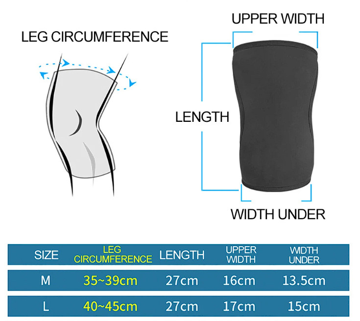 무릎보호대 네오프랜7mm 이미지
