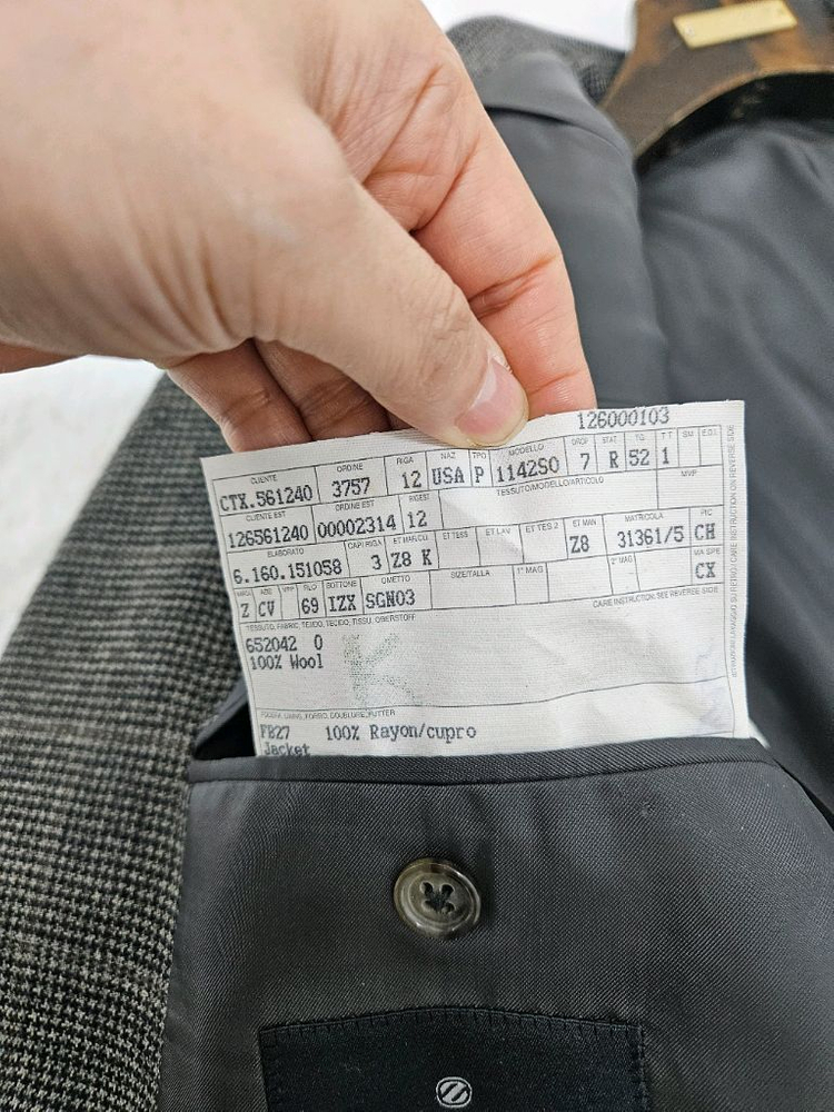 에르메네질도 제냐 울 블레이저 [ 쿠치넬리 톰포드 루이비통 에르메스 로로피아나 디올 키톤 ] 이미지