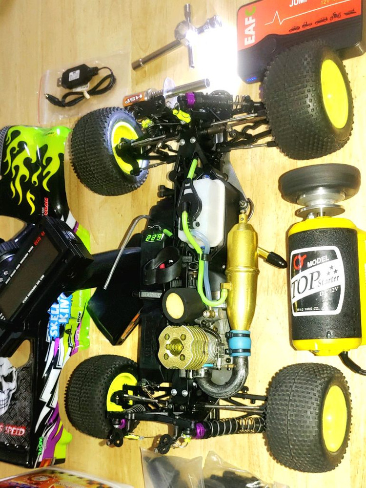 *각종교신가능*니트로엔진1/10RC카RT4-GP(튜닝UP버전)4WD알씨카풀셋~바람에언덕에서 이미지