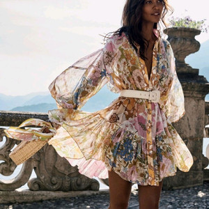 짐머만 슈퍼에잇 랜턴 미니 드레스 0사이즈 이미지