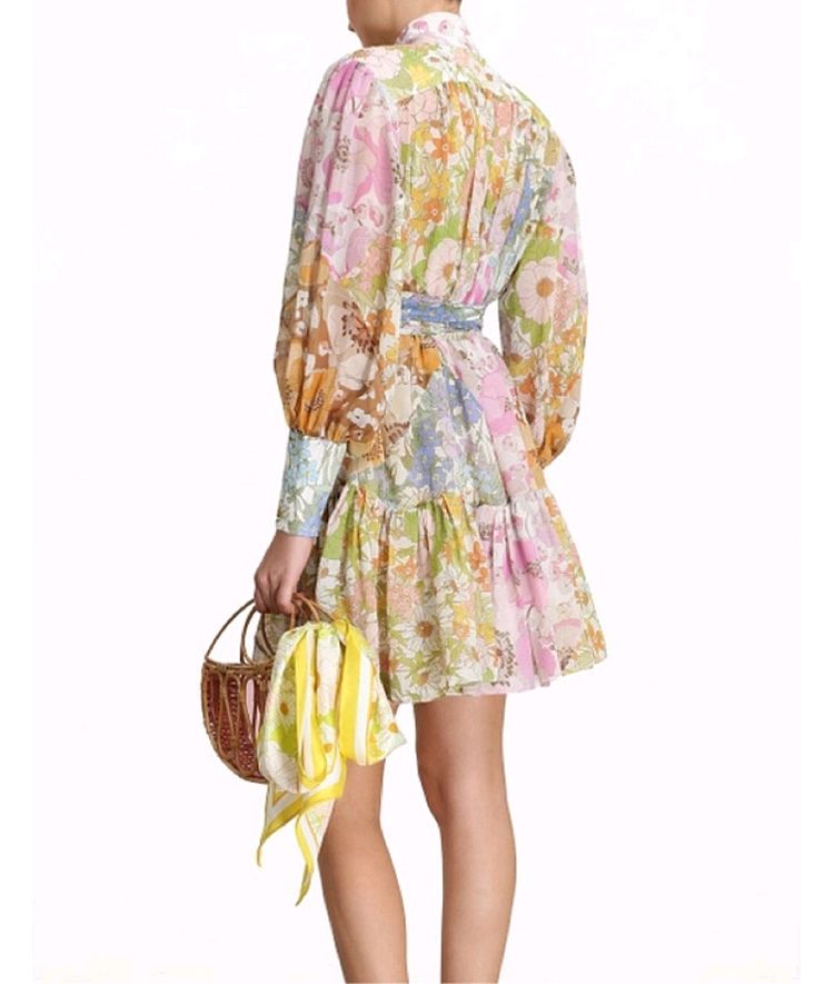 짐머만 슈퍼에잇 랜턴 미니 드레스 0사이즈 이미지