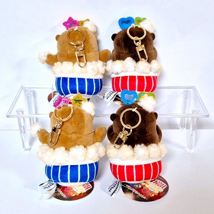 팝콘 우소우소 인형 가방고리 키링 백참 영화 영화관 팝콘통 수달 우소우소짱 괴출 괴담출근 최요원 이미지