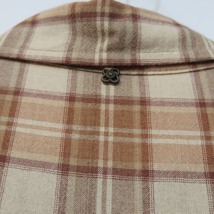 써스데이아일랜드 체크 롱 티어드 원피스 이미지