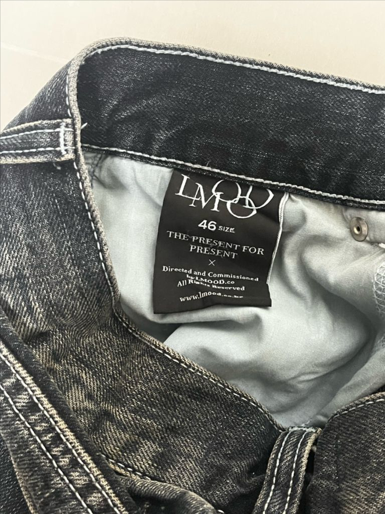 엘무드 슬래시 플레어 데님 트루블루 46사이즈 이미지