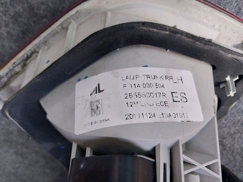 뉴SM3 L38 테일램프 데루등 후미등 / 트렁크쪽 이미지