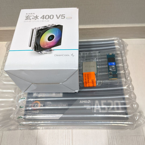 AMD 라이젠 5600, A520M, WD SN570 500GB, AG400 쿨러 세트 이미지