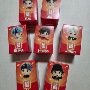 BTS 맥도날드 해피밀 타이니탄 일괄 이미지