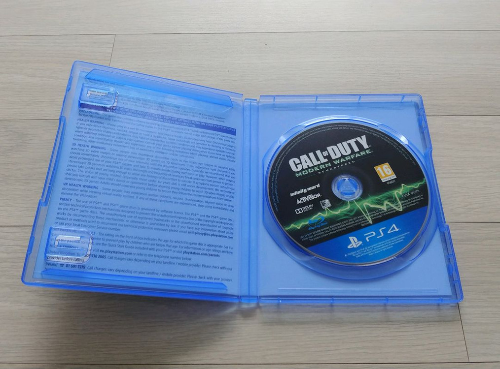 ps4 콜 오브 듀티 모던 워 페어 리마스터 유럽판 이미지
