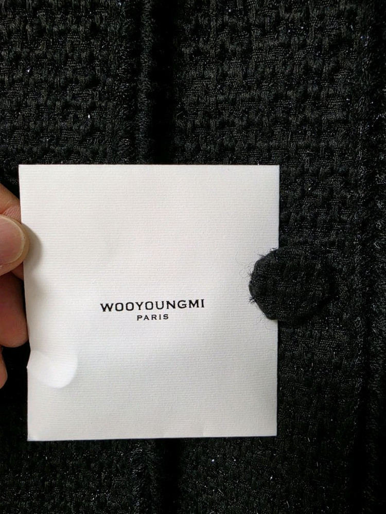 우영미 블랙 글리터 트위드 자켓 - 48사이즈 이미지