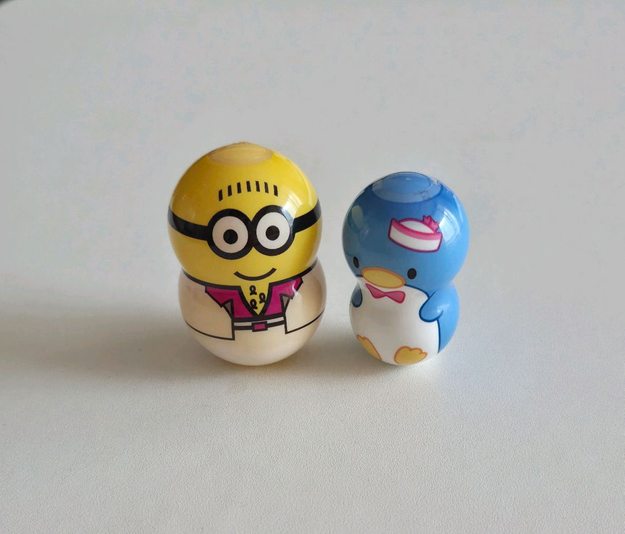 (플리퍼즈,쿠너츠)방탄소년단 bt21 스핀피즈 오뚝이들, 몰랑이 오뚝이들 이미지