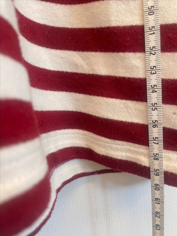 꼼데가르송 PLAY 스트라이프 롱슬리브 S:)단가라후드티S 긴팔면티셔츠 이미지