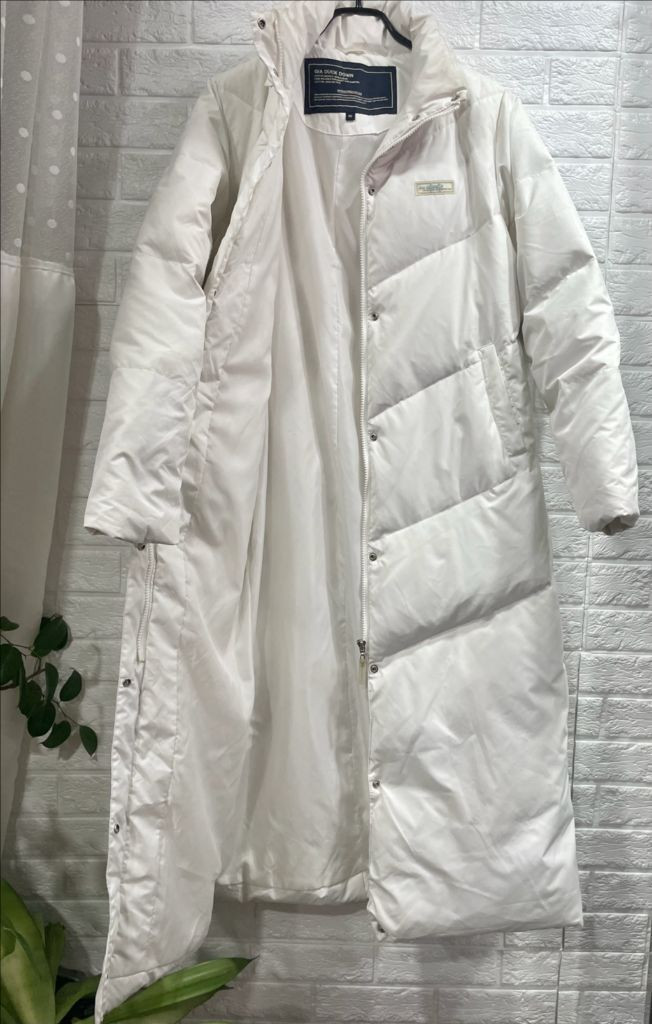 GIA 화이트 오리털롱패딩:) 덕다운롱패딩 여성롱패딩95 이미지